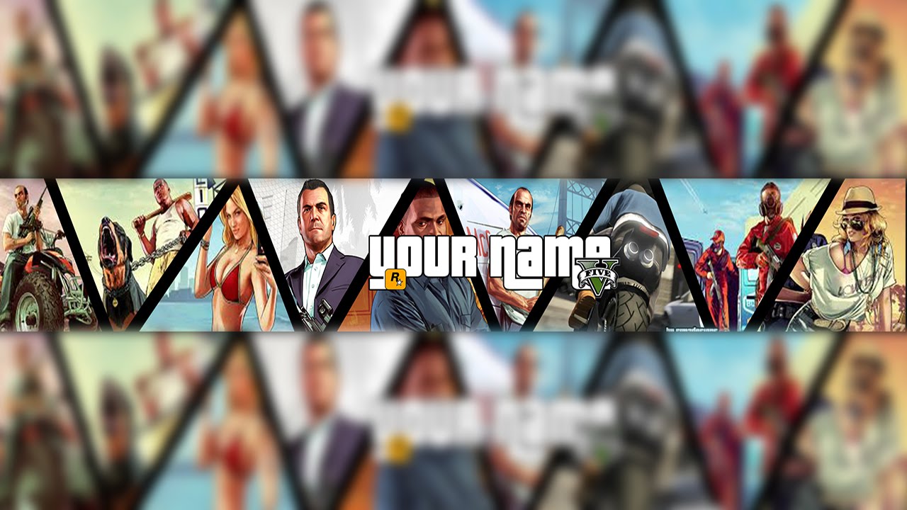 Speedart : GTA 5 Banner Free Download - YouTube