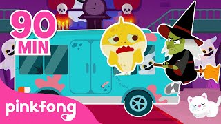 halloween bus play and other cartoons for kids halloween story pinkfong baby shark