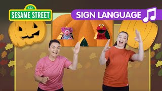 Sesame Street: Hello, Halloween Song in American Sign Language (ASL)