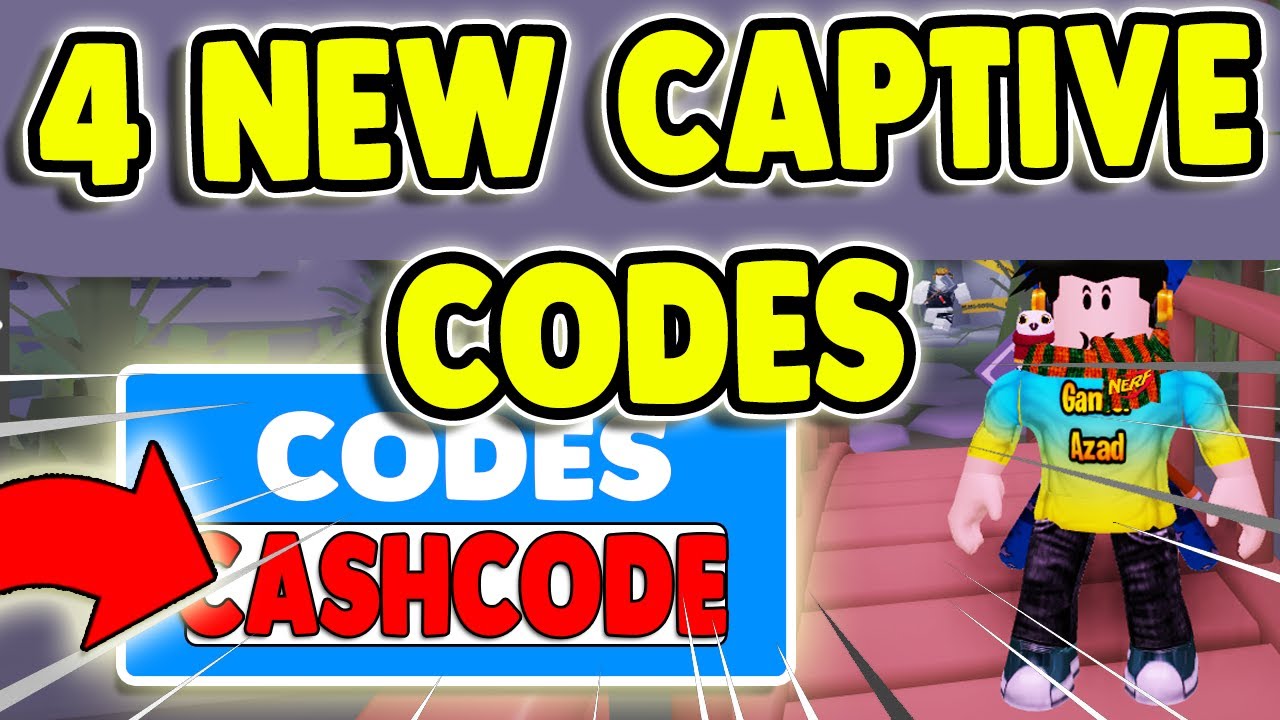 *4 NEW CODES* ALL SECRET CODES IN CAPTIVE ROBLOX - YouTube