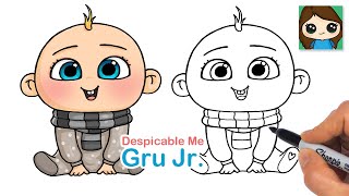 How to Draw Felonious Gru Jr. | Despicable Me