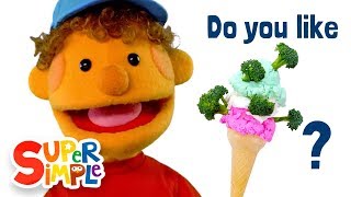 do you like broccoli ice cream featuring the super simple puppets super simple songs