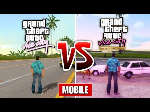 GTA Vice City Original VS Definitive Mobile - Gameplay & Graphics ...