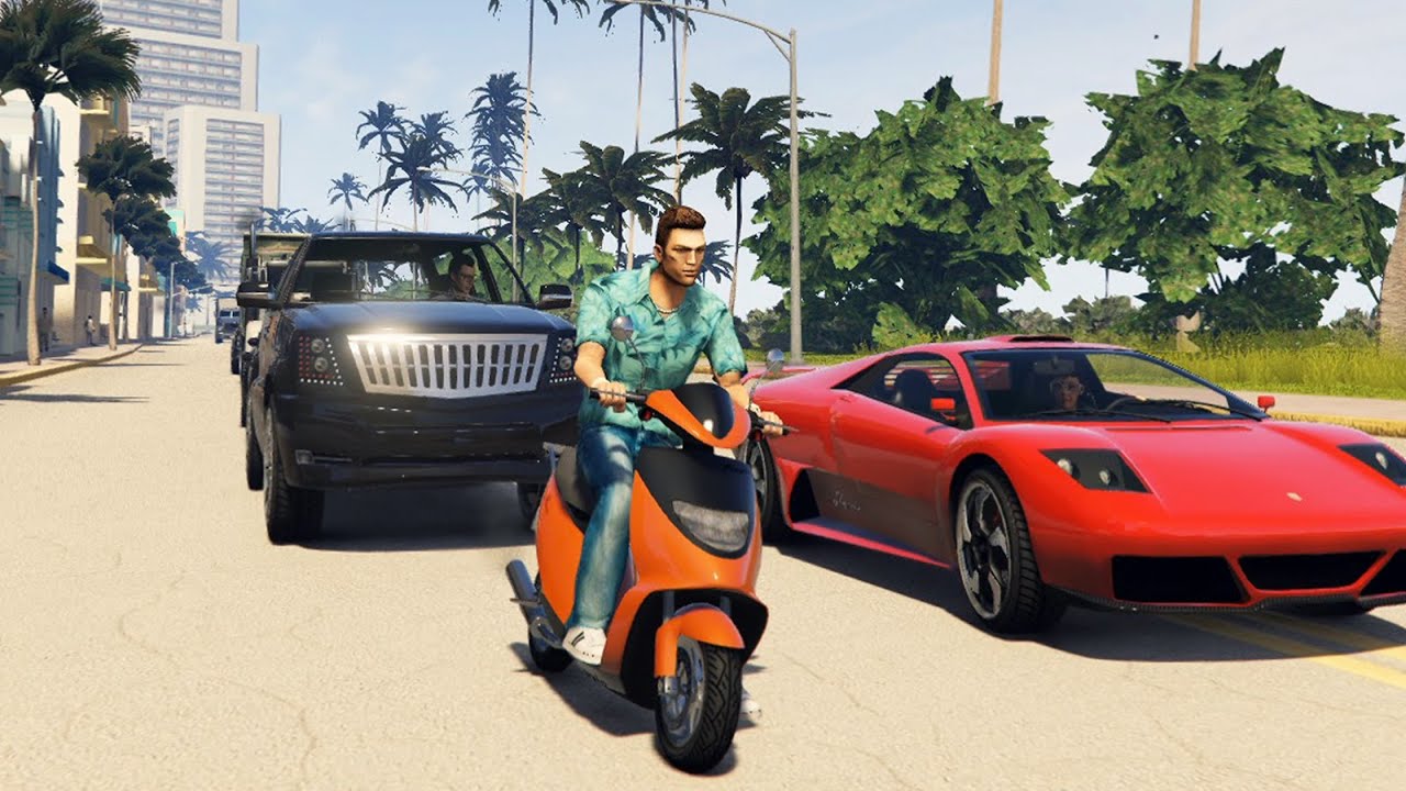 GTA Vice City Remastered 2020 Gameplay + Tutorial | 4K Graphics | GTA 5 ...