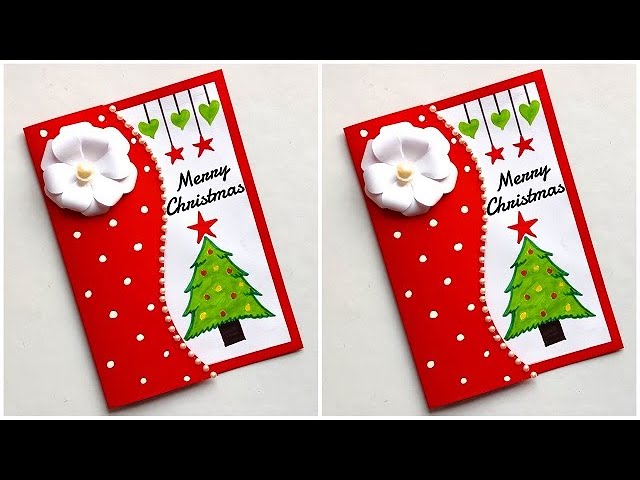 Christmas card making ideas 2022 / Christmas greeting card ideas / How ...