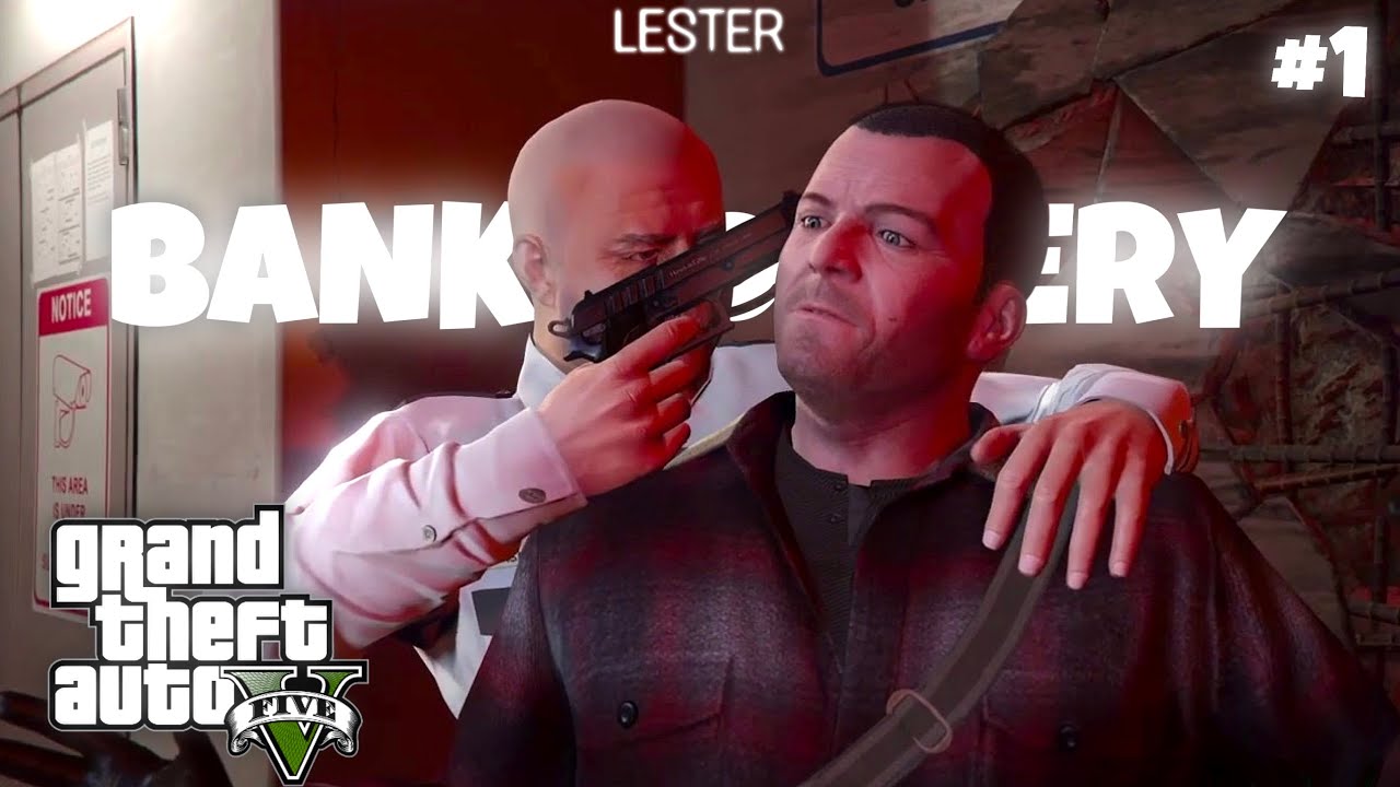 GTA 5 BANK ROBBERY MISSION #1 and #2 - YouTube