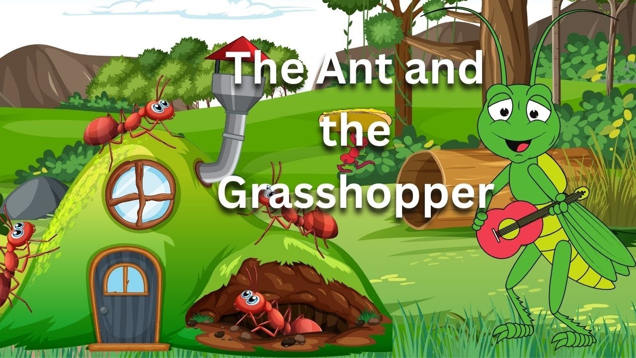 the ant and the grasshopper|the grasshopper and the ant| #moral short ...