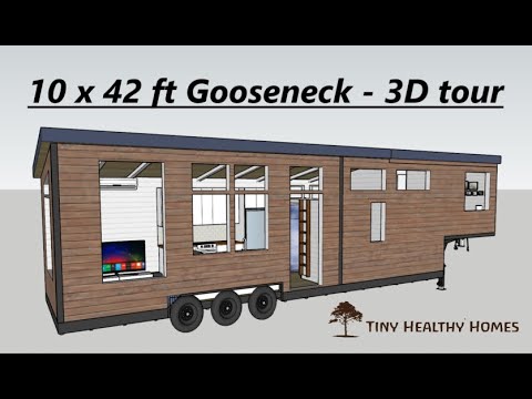 10 X 42 Ft Goose Neck Tiny House - Youtube