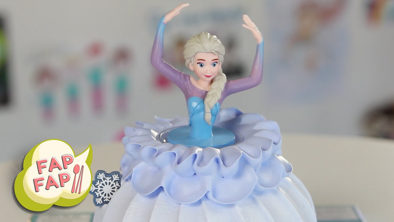 Baskin Robbins Elsa Frozen Ice Cream Cake - YouTube