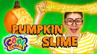 DIY OOZING PUMPKIN GUTS - Halloween Slime With A REAL Pumpkin! | Arts and Crafts with Crafty Carol