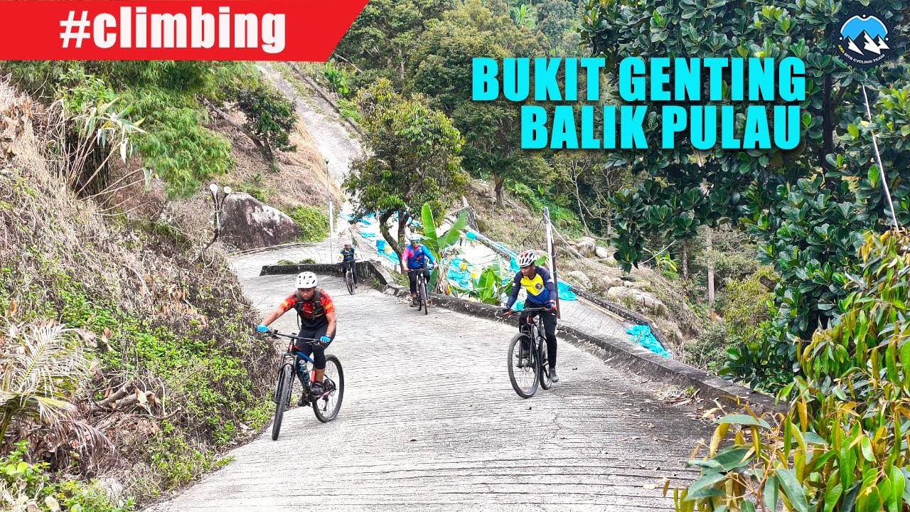 kayuhan Bukit Genting Balik Pulau, Penang - YouTube