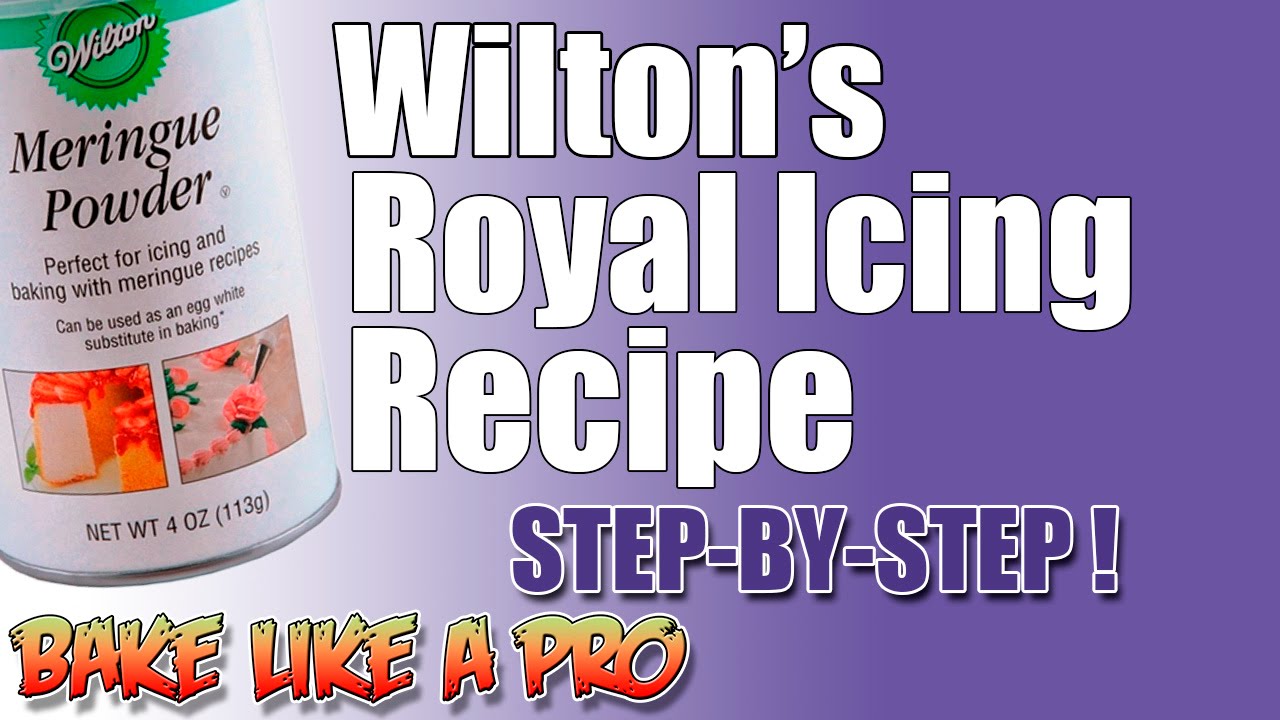 Wilton's Royal Icing Recipe - YouTube