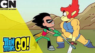 Teen Titans Go! | Teen Titans Battle ThunderCats! | Cartoon Network UK 