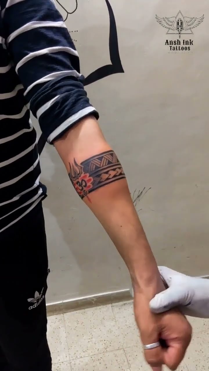 Mahadev Tattoo  Trishul Tattoo  Om Tattoo  Armband Tattoo Mahadev Band  Tattoo  YouTube