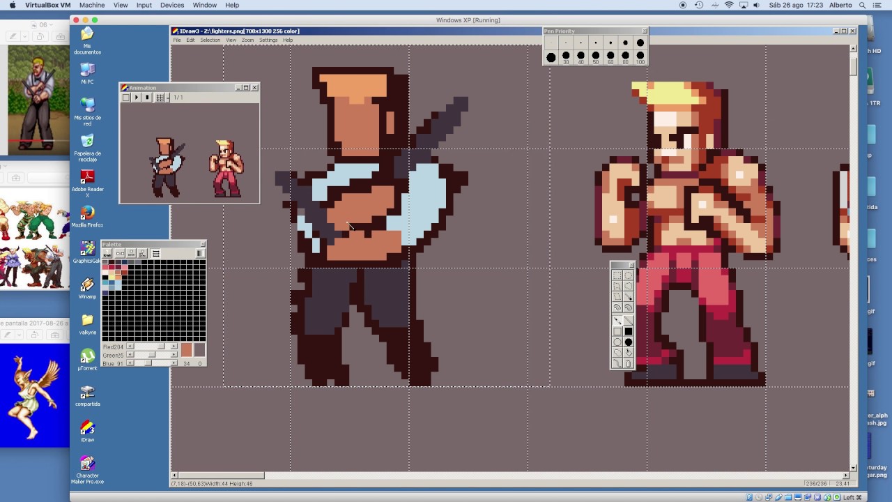 Pixel Art Fighting