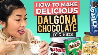 How to Make Whipped Nutella Dalgona for Kids + 3 Other Recipes (No Coffee)