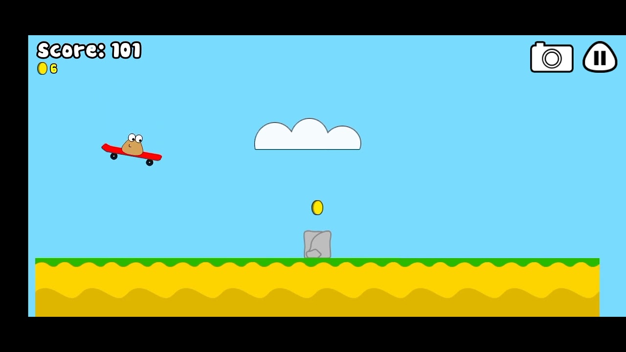 POU Game -- Cliff Jump Full HD | Pou Game - YouTube