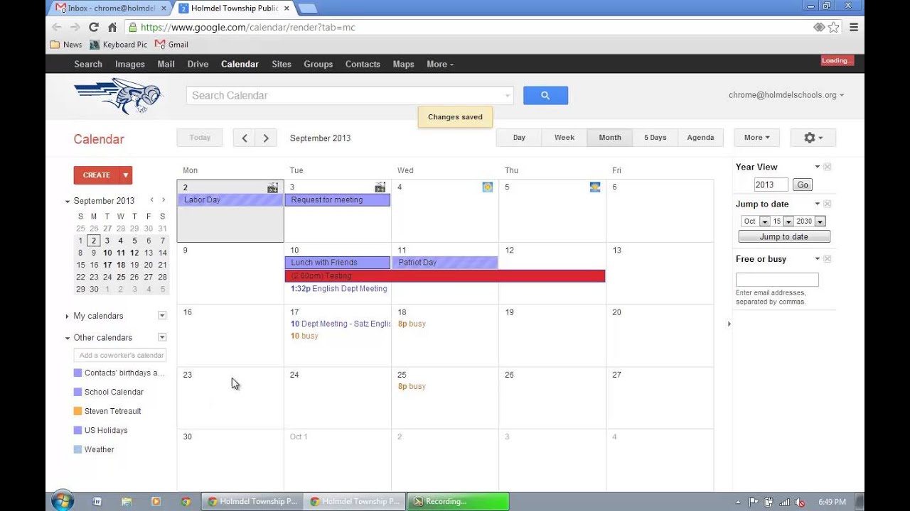 Create A New Google Calendar Customize and Print