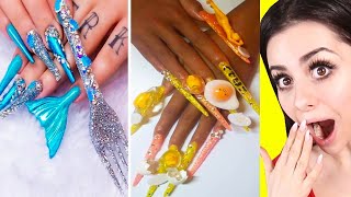 Weird NAIL ART that is on another level !