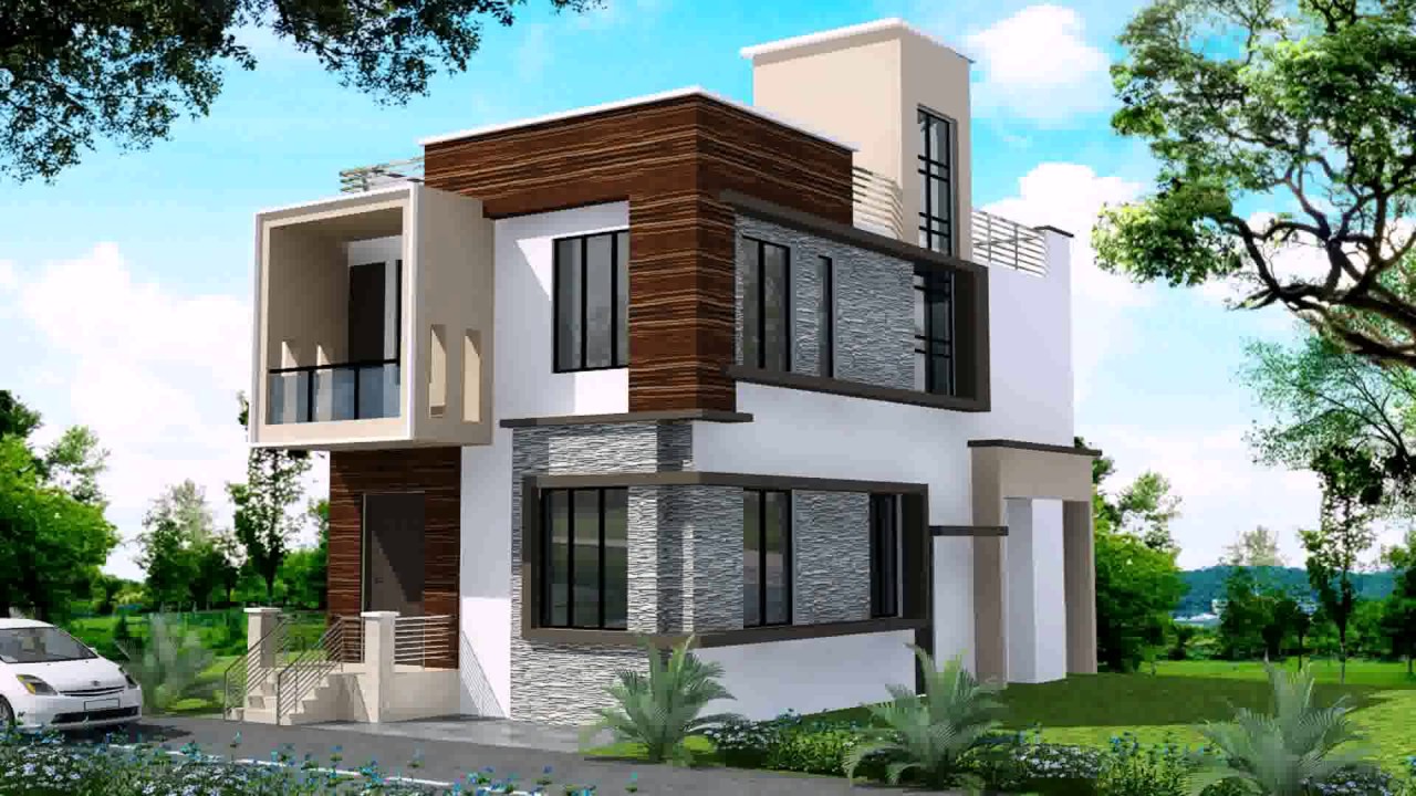 Modern Duplex  House  Designs  In India  see description 