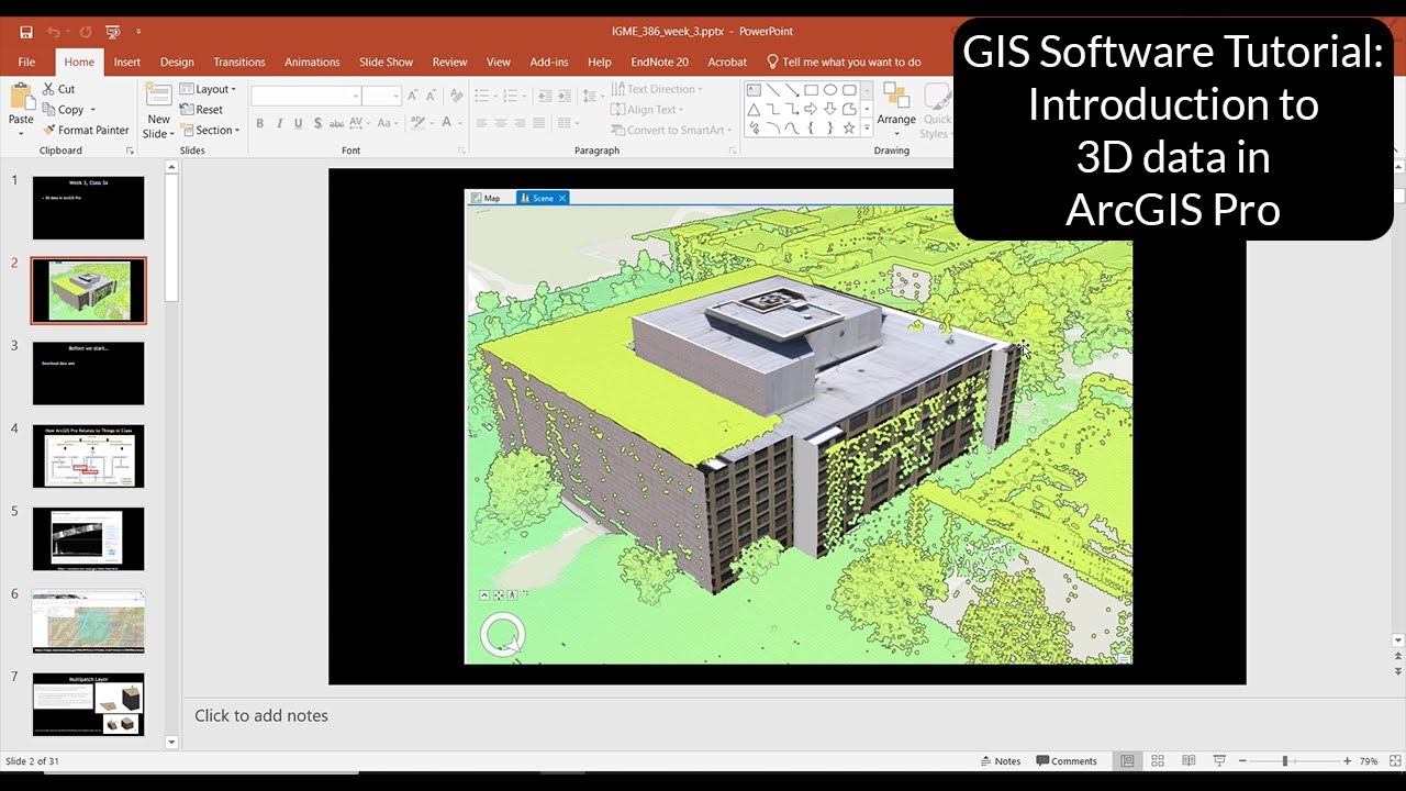 GIS Software Tutorial: Introduction to 3D Data in ArcGIS Pro #GIS #Maps ...