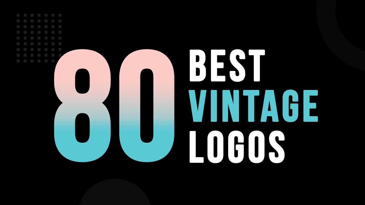 80 Best Vintage logo Design | Retro Logo Design - YouTube