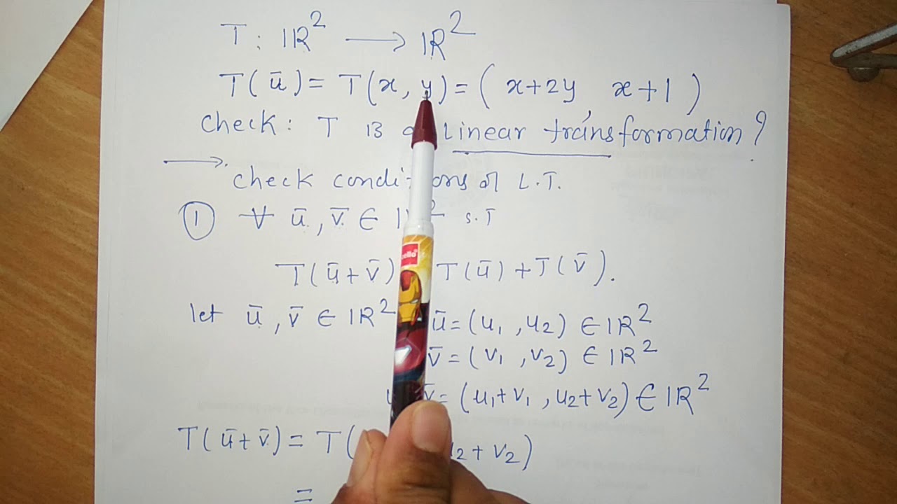 Linear Transformation - YouTube