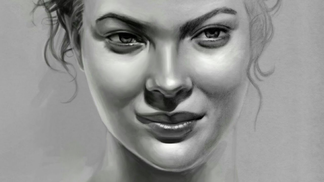 How To Draw Realistic Faces Tutorial - Tutorial