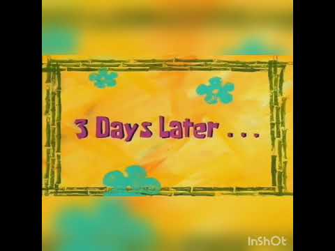 3 dias despues (bob esponja) - YouTube