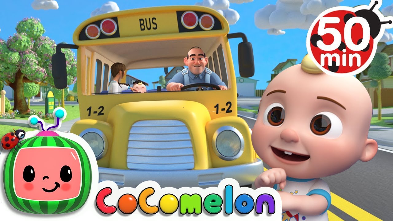 Wheels on the Bus (School Version) + More Nursery Rhymes & Kids Songs ...