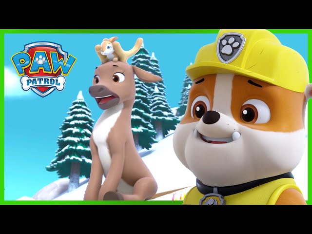 Rubble and Everest Save a Baby Caribou - PAW Patrol Episode - Cartoons ...