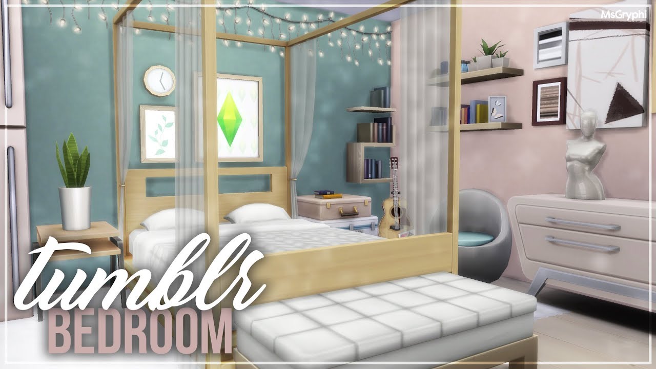 tumblr Bedroom | Sims 4 Room Build - YouTube