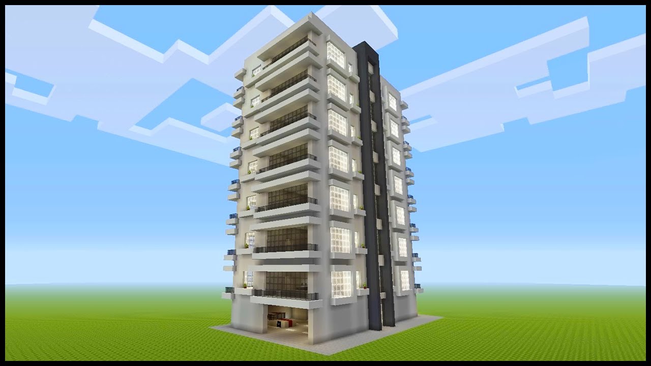 Minecraft: How to Build an Apartment Building | PART 1 - YouTube