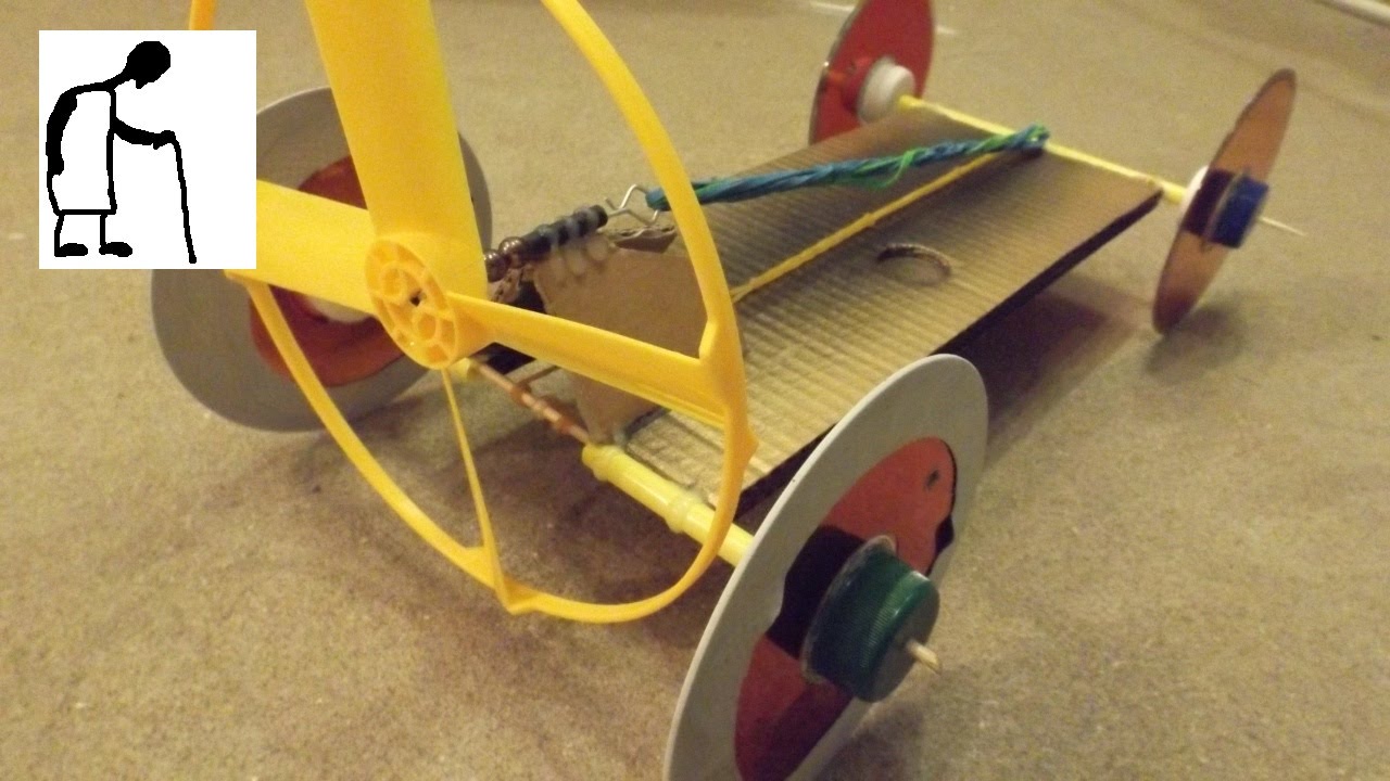 Rubber Band Powered Car Diagram