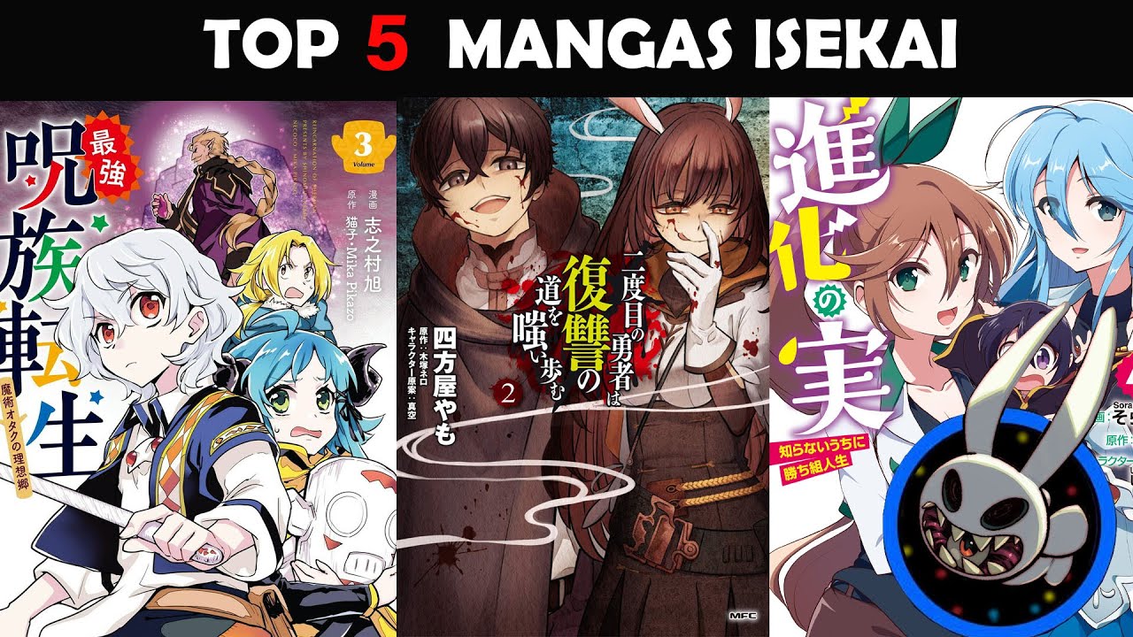 TOP 5 MEJORES MANGAS ISEKAI RECOMENDADOS - PARTE 2 - YouTube