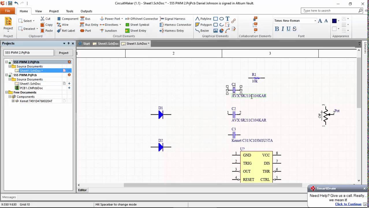 Simple Circuit Diagram Maker