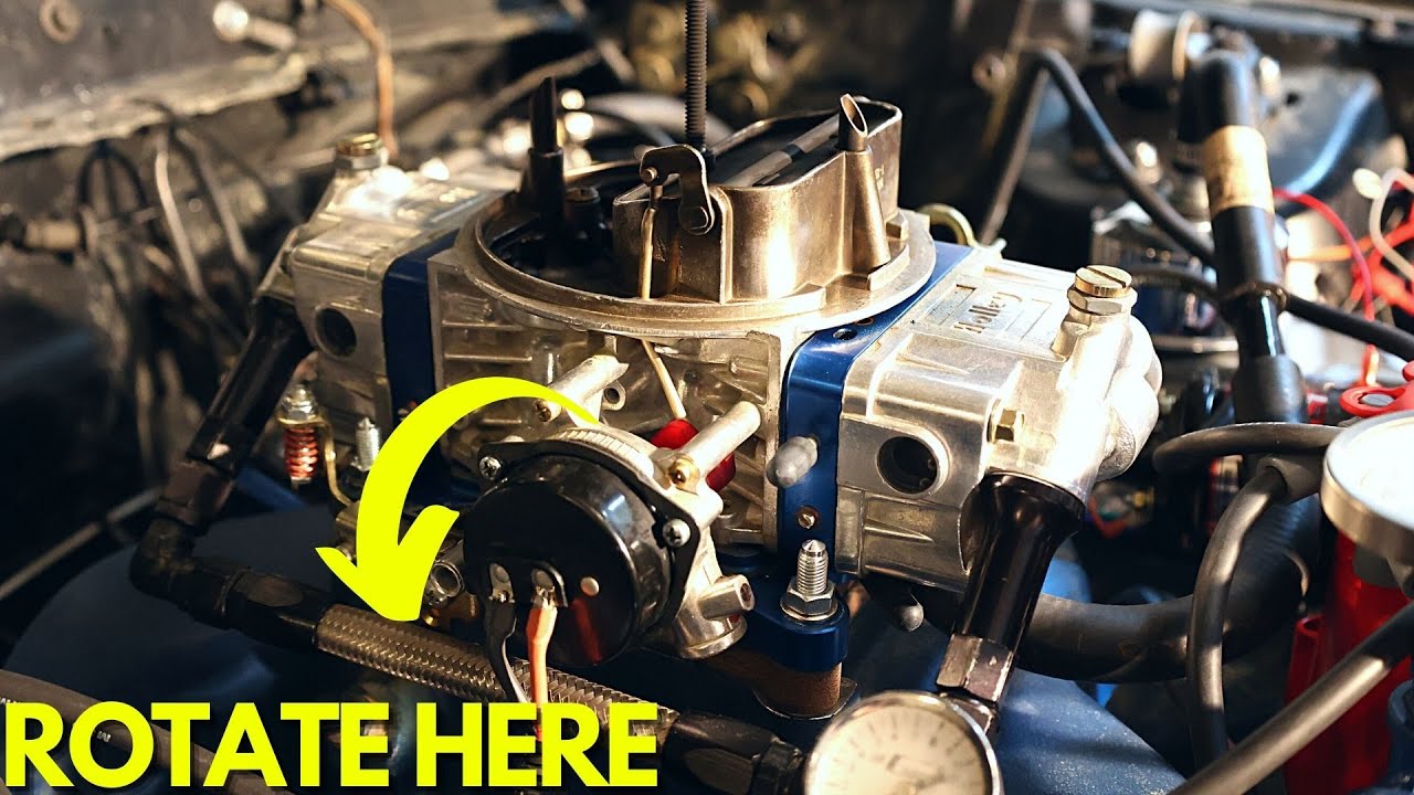 Adjusting the Electric Choke Correctly on a Holley Carburetor - YouTube