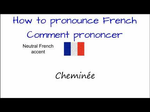 How to SAY and PRONOUNCE CHIMNEY in French - Comment prononcer Cheminée ...