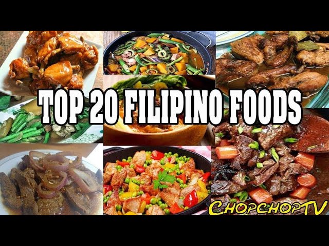 Top 20 Filipino foods - My Digital Cook