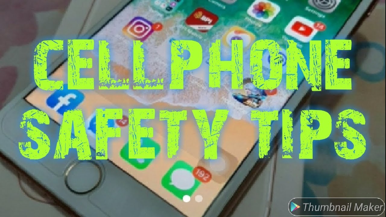 Safety Tips for Cellphone Users - YouTube