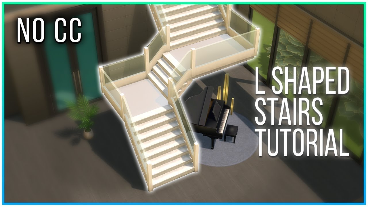 Sims 4 custom content stairs - mazux