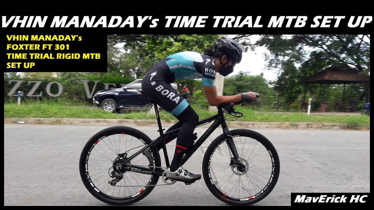 BIKECHECK=FOXTER FT-301 TIME TRIAL MTB SET UP BY VHIN MANADAY - YouTube