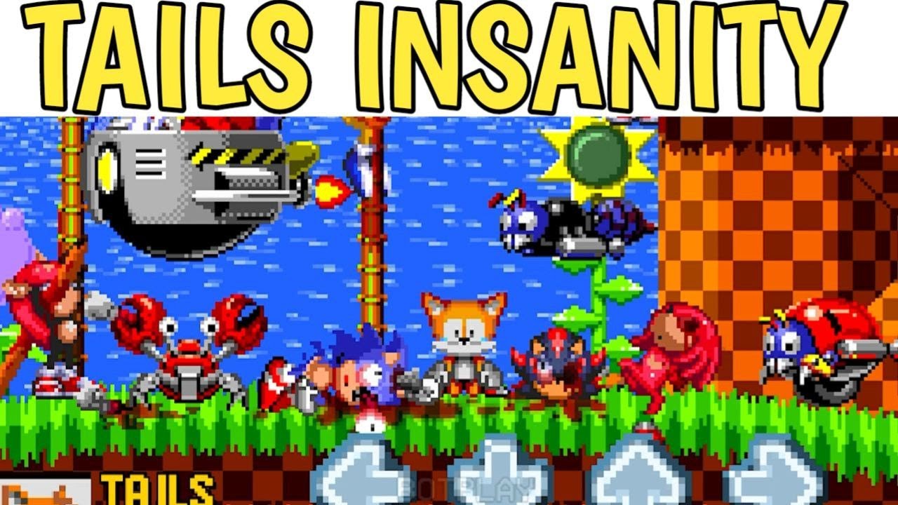 Friday Night Funkin' - TAILS' INSANITY FULL WEEK | Dr. Eggman (FNF Mod ...