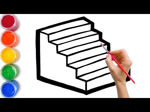 How to draw a ladder? - YouTube