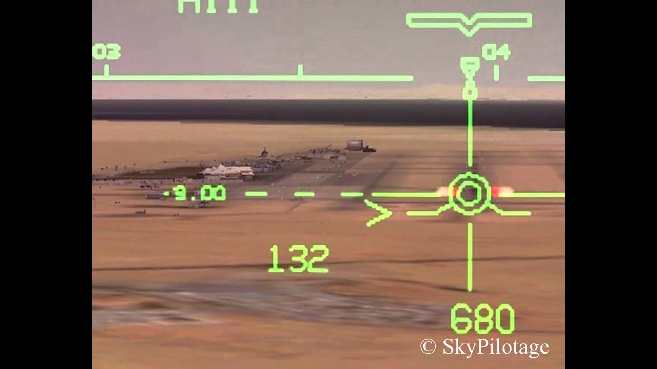 [HD] B738 ILS HUD[AIII] Basic Guide/Tutorial - YouTube