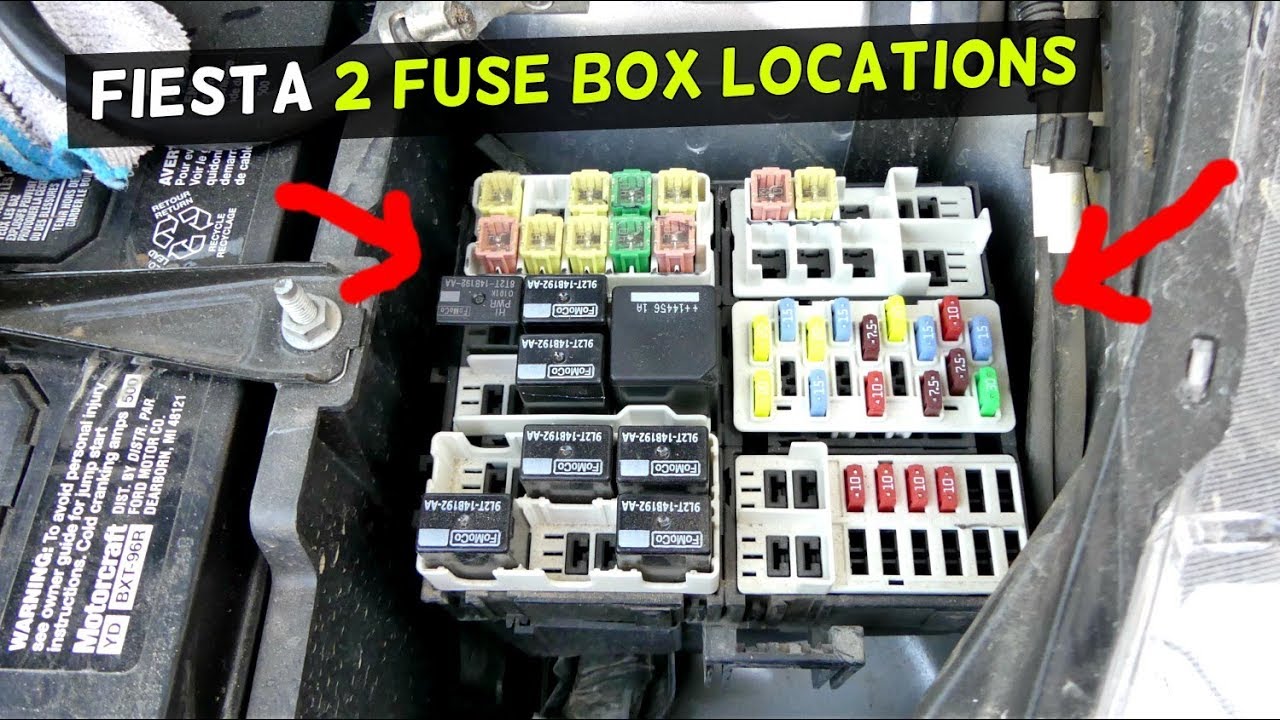 Ford Power Distribution Box Fuses