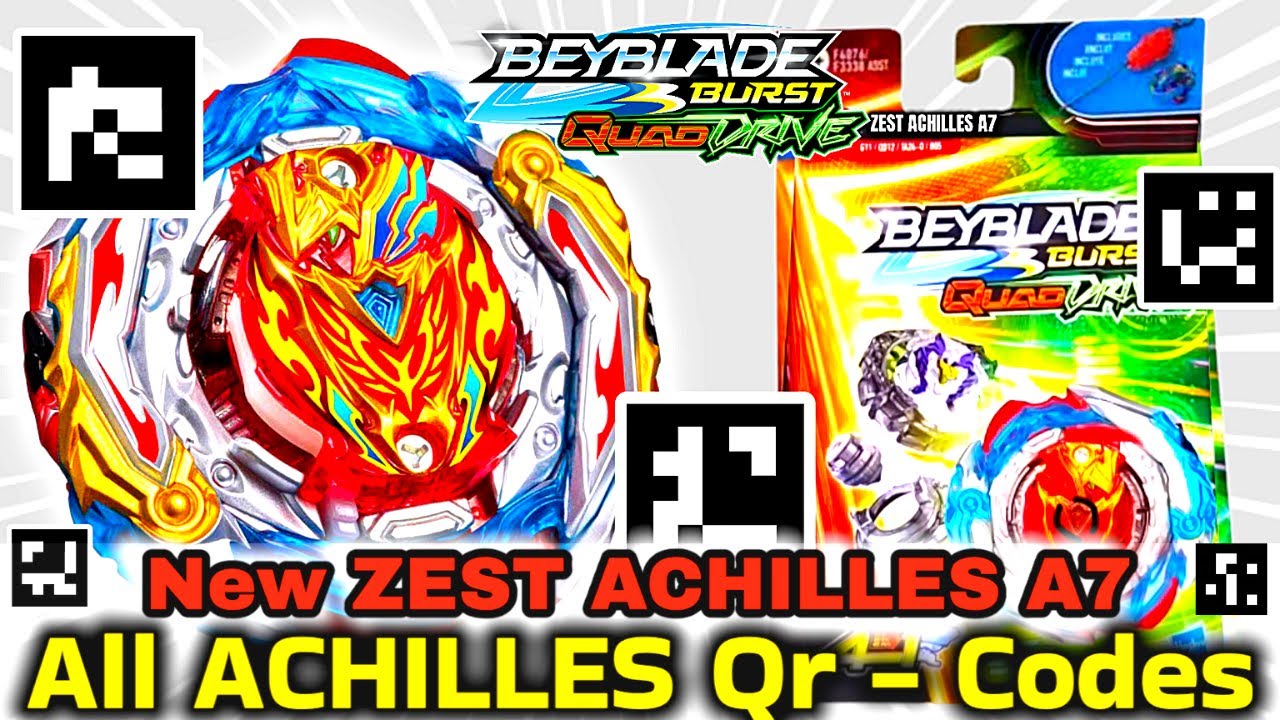 New ZEAL ACHILLES A8 Qr Code ? All Achilles QR Codes UPDATED ! Beyblade ...