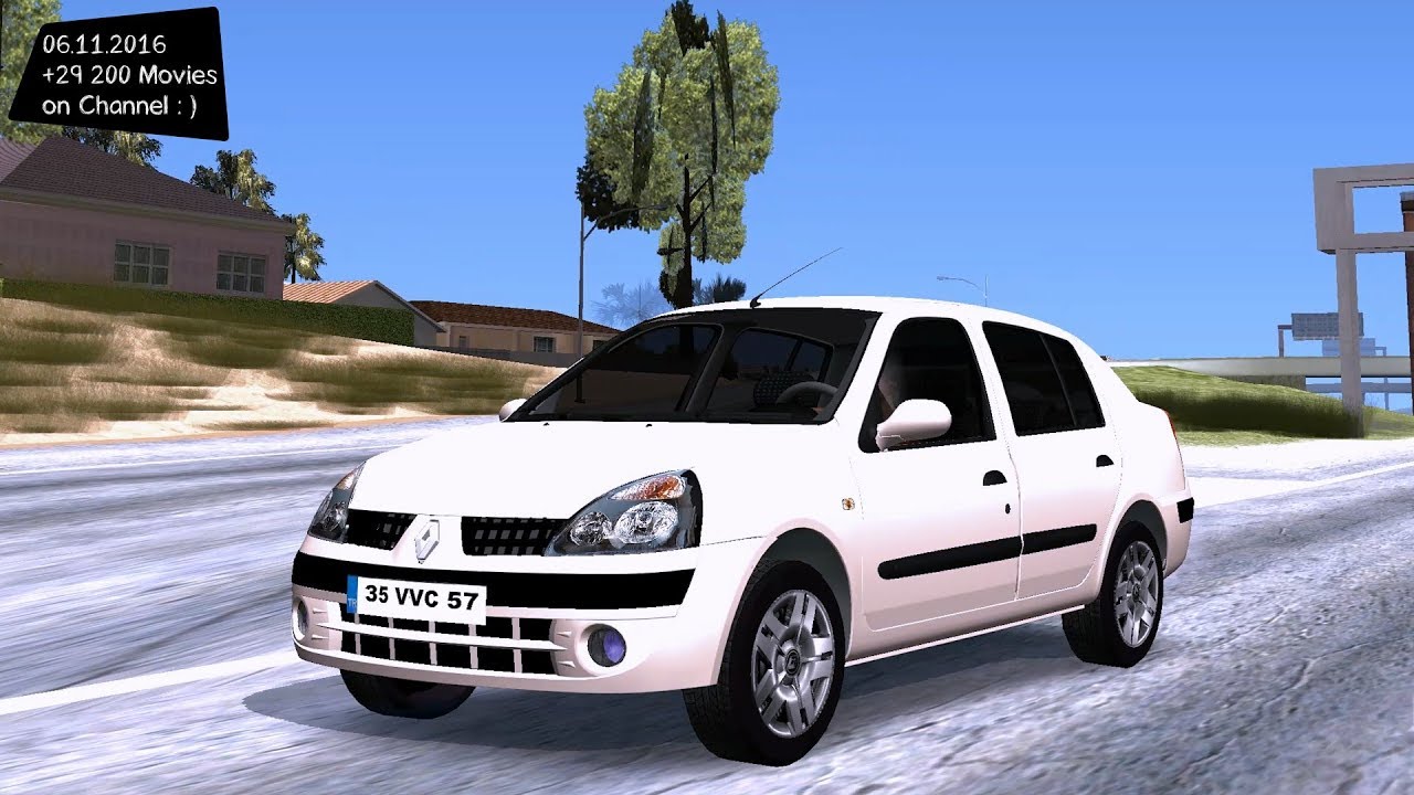 Renault CLIO SYMBOL Grand Theft Auto San Andreas GTA SA MOD _REVIEW ...