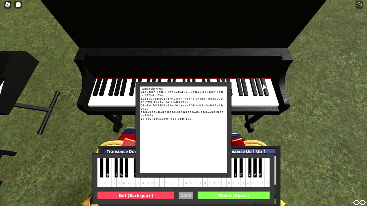 Roblox Piano Sheets Jujutsu Kaisen image.