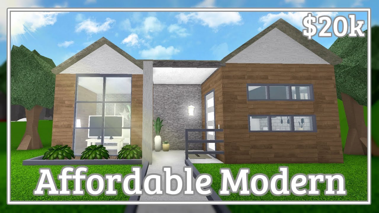 Bloxburg - Affordable Modern House Speed-build - Youtube 4CB